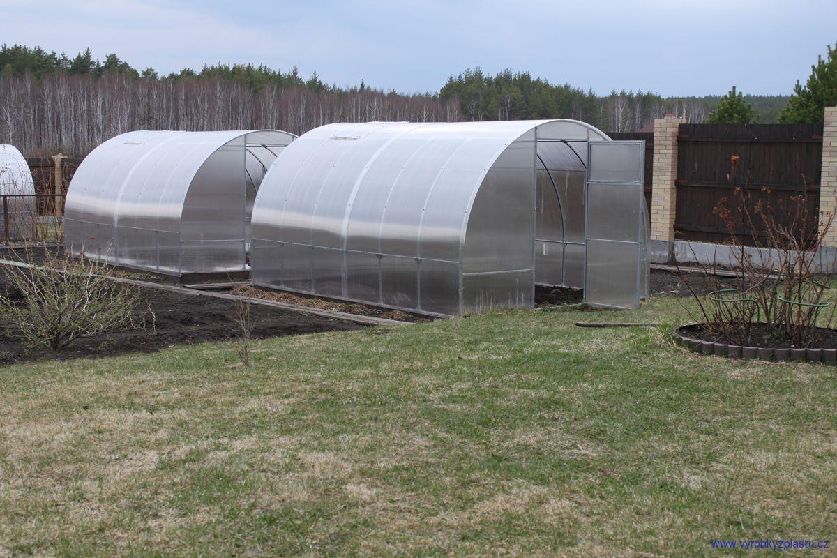 Zahradní skleník AGRUS, 3x2x4 m, včetně PC desek - 4 mm