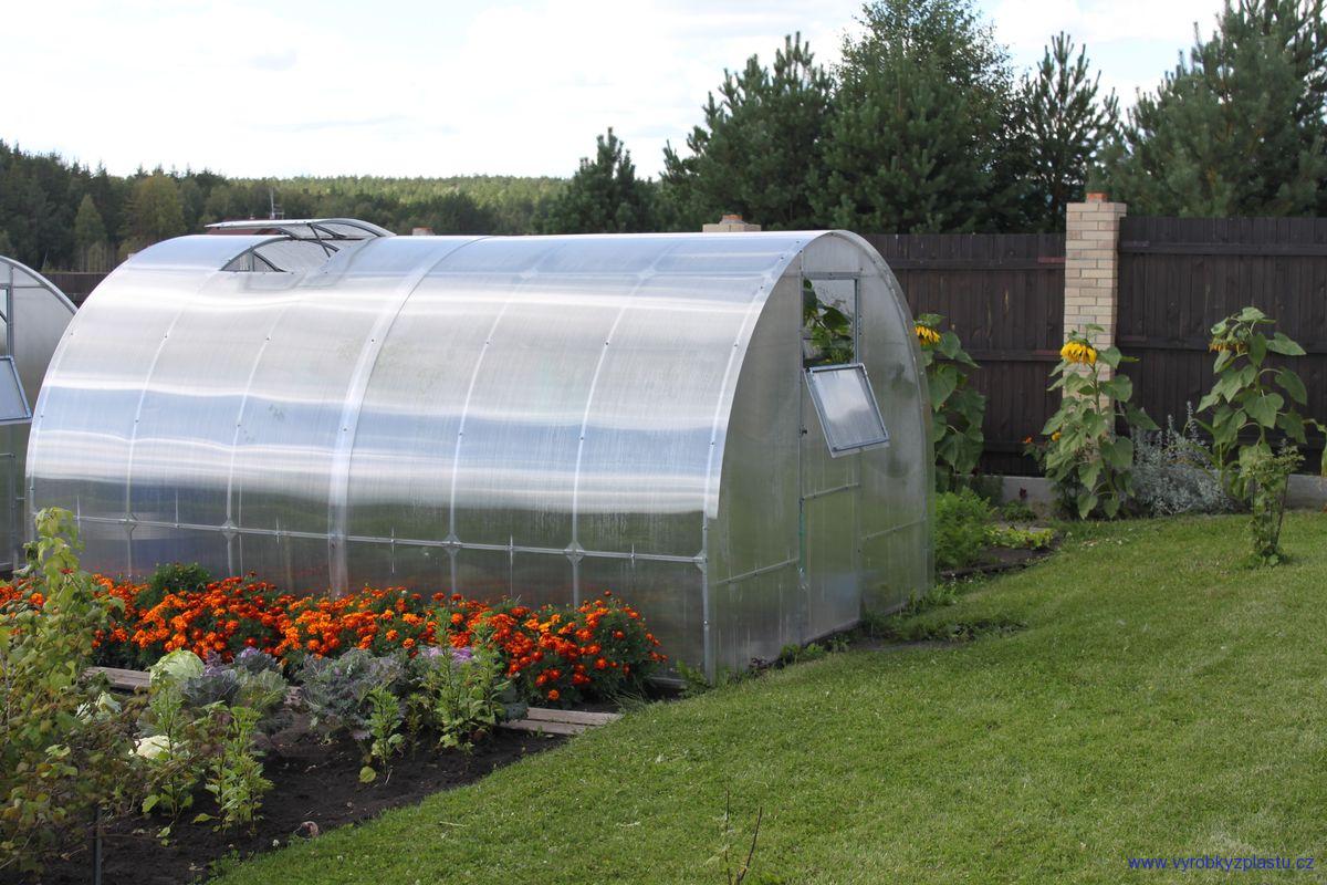 Zahradní skleník AGRUS, 3x2x4 m, včetně PC desek - 6 mm