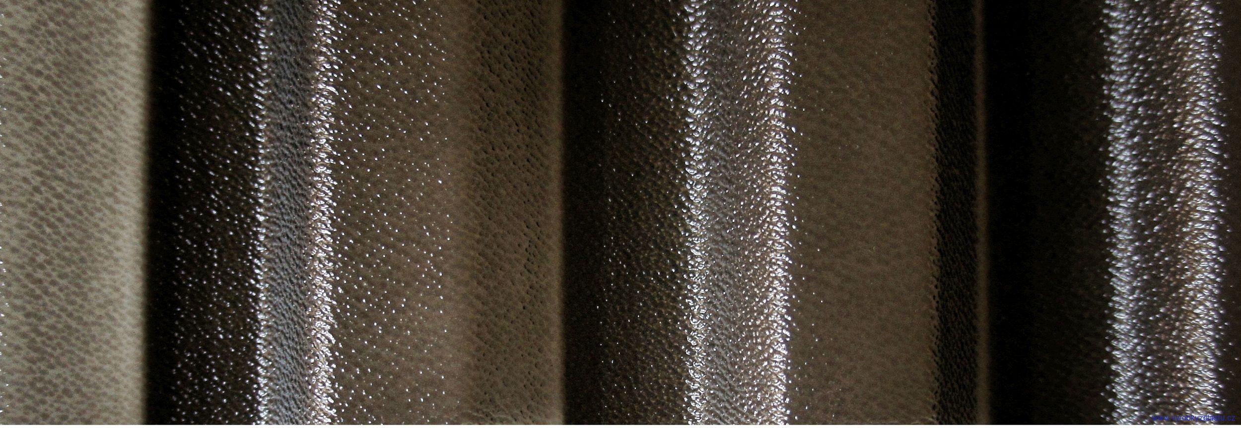 Trapézové polykarbonátové desky bronz - EMBOSSED - délka 3 m