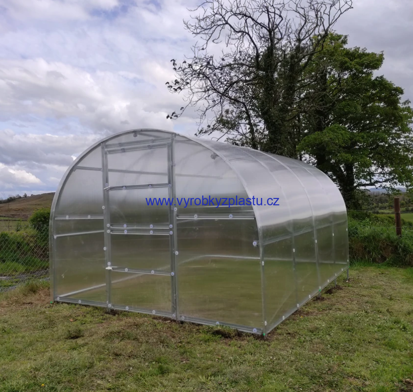 Zahradní skleník BALTIK, 3x4 m - včetně polykarbonátu - 6 mm